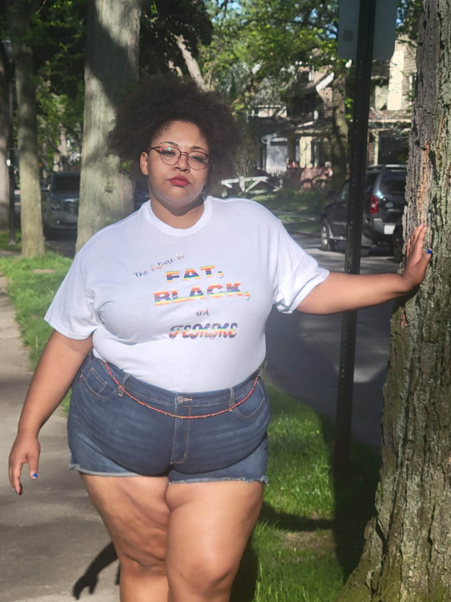 "The Future is Fat Black and Femme" T-Shirt - B.Y.U.S. Apparel and More