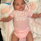"Be Your Unique Self" Onesie - B.Y.U.S. Apparel and More