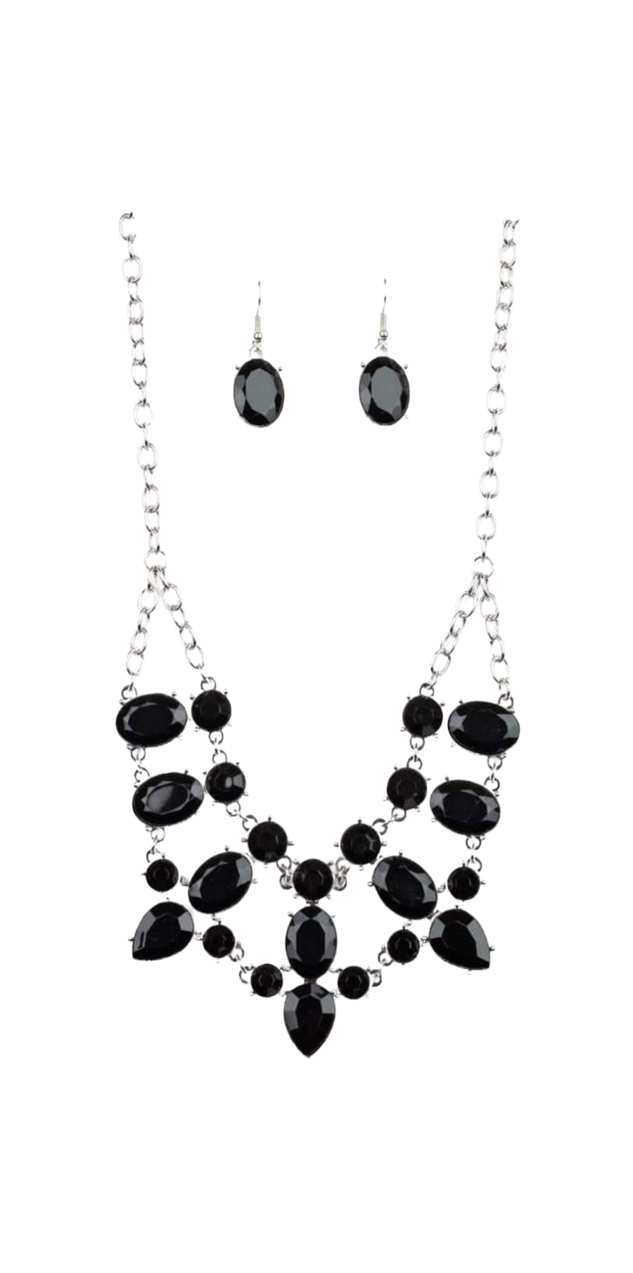 Black Necklace Set - B.Y.U.S. Apparel and More