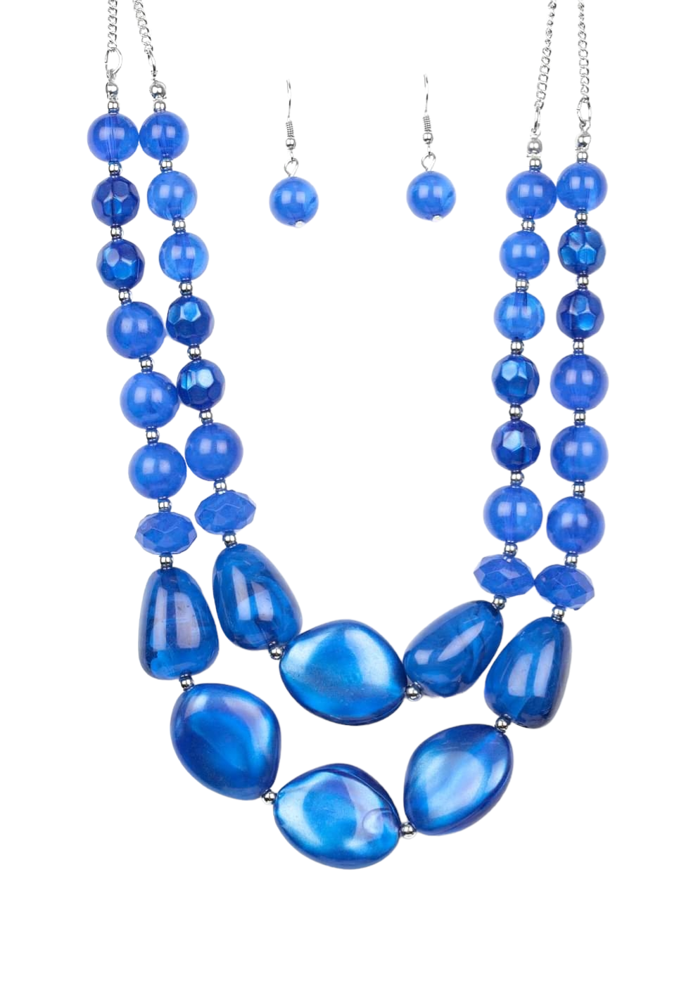 Blue Necklace Set - B.Y.U.S. Apparel and More