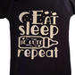"Eat, Sleep, Be Cute and Repeat" Onesie - B.Y.U.S. Apparel and More