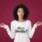 "Hello Beautiful" Long-Sleeve T-Shirt - B.Y.U.S. Apparel and More