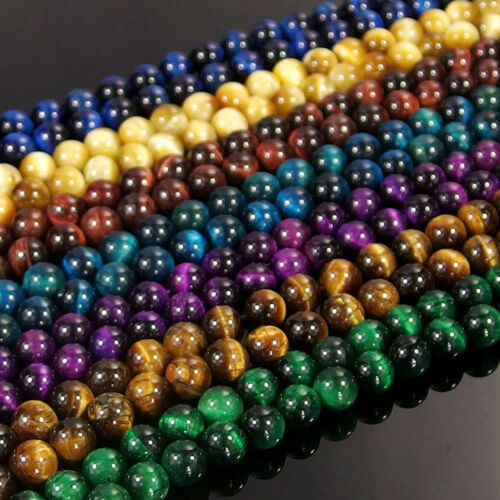 Customize Chakra Tiger Eye Bead Bracelets - B.Y.U.S. Apparel and More